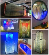 LED läbipaistev aknakile